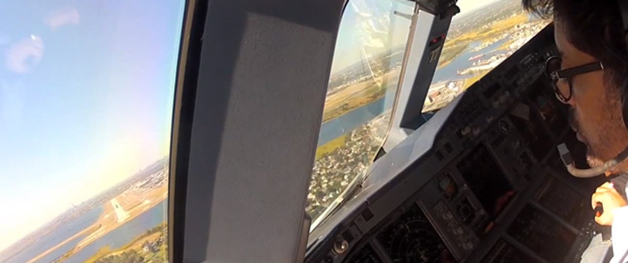A380-Cockpit: Eine beeindruckende Landung