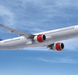 Visualisierung: So sollen die Airbus A321 LR von SAS aussehen.