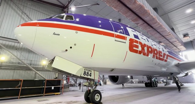 fedex express boeing 777 f rosie