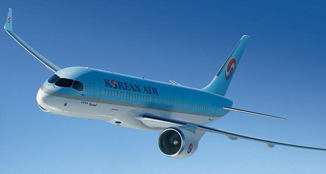 A220-300 von Korean Air: Einer der Flieger wird derzeit untersucht.