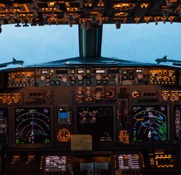 Blick ins Cockpit: Hier wird aufgezeichnet.