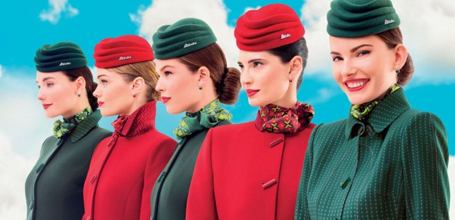 Ebenfalls von Bilotta: Die neue Uniform von Alitalia aus dem Jahr 2016. Kürzlich wurde sie von einer neuen Kreation abgelöst.