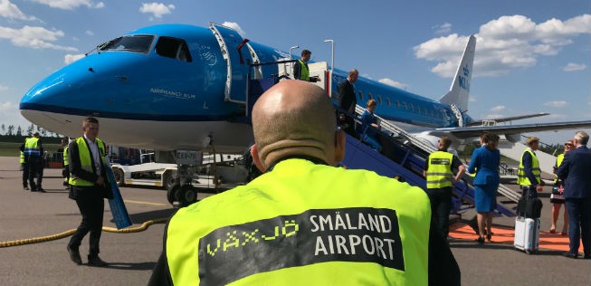 Der Växjö Småland Airport hofft auf 100.000 zusätzliche Passagiere.