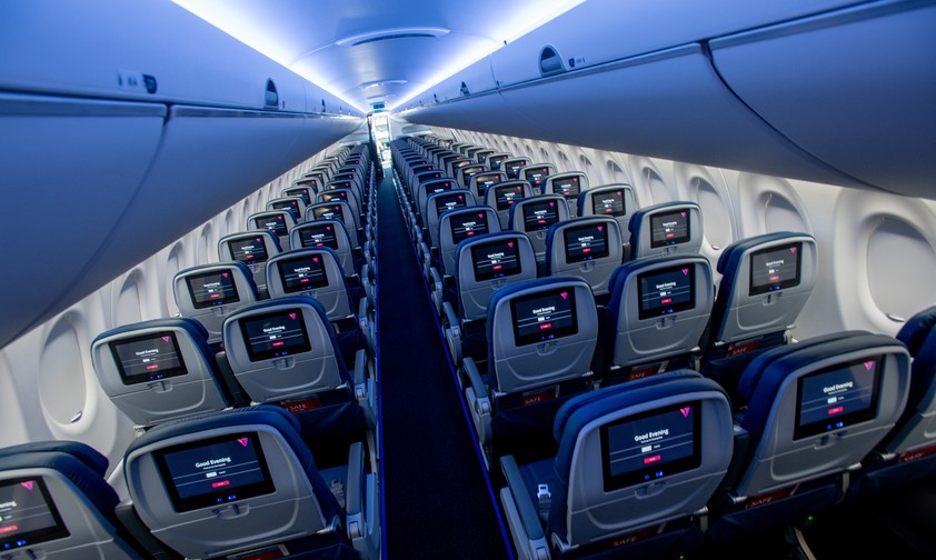 Übersicht: Delta setzt wie alle anderen drei Betreiber des Airbus A220 hinten auf eine 2-3-Konfiguration.