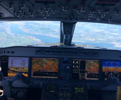 Cockpit einer Embraer E190-E2: Turkish will auch die Piloten.