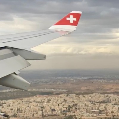 Anflug auf Tel Aviv mit Airbus A330 von Swiss: Vorerst nicht mehr möglich.
