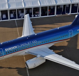 Sukhoi Superjet 100: Bald könnte zusätzliche Konkurrenz durch westliche Flieger dazu kommen.