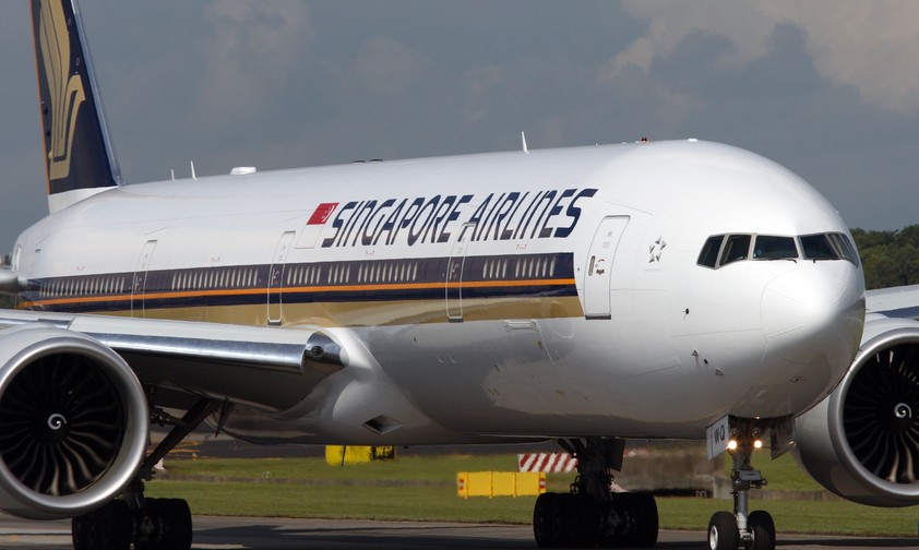 Boeing 777-300 ER von Singapore Airlines: Ein solches Flugzeug geriet in die schweren Turbulenzen.