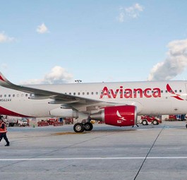 Flugzeug von Avianca: Etliche konnten im Herbst nicht abheben.