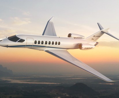 Animation des Syberjet SJ36: Die Flugzeuge sollen ab 2032 ausgeliefert werden.