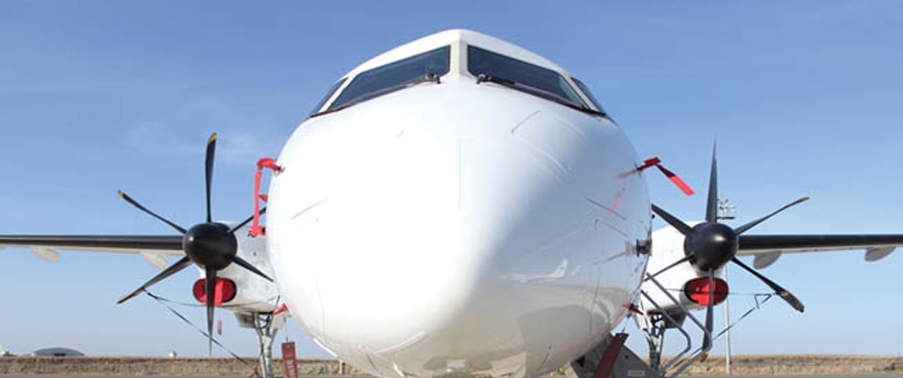 Bombardier Dash 8 Q400 von Jambojet: Die Fluglinie baut aus.