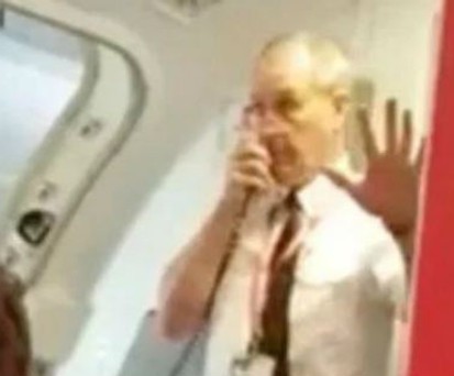 Spezialansage für trinkende Passagiere