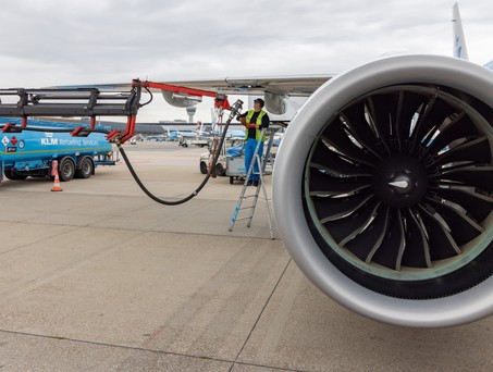 Betankung mit E-SAF-Anteil bei KLM: Vorerst nur ein Demonstrationsflug.