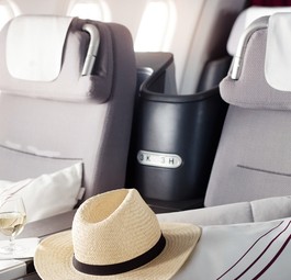 Airbus-A330-Kabine von Eurowings Discover: Bleibt in der D-AXGB vorerst leer.