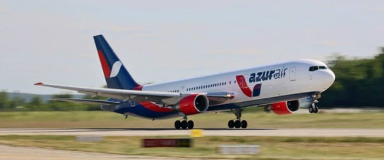 Boeing 767 von Azur Air: Start mit Schwierigkeiten.