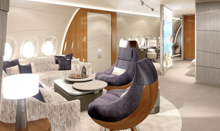 Der Familienbereich soll gestressten Politikern und Managern helfen, abzuschalten.