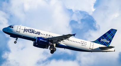 Airbus A320 von Jetblue: Heikles Zusammentrefffen vor Venezuela.
