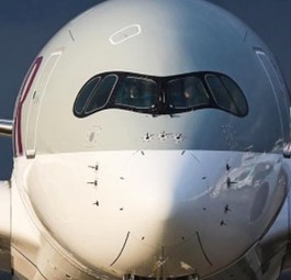 Airbus A350 von Qatar Airways: Die Fluglinie muss umdisponieren.