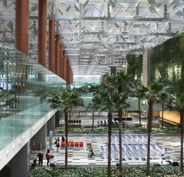 Flughafen Singapur: Blumendüfte sollen schöne Erinnerungen erzeugen.