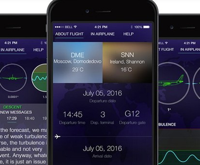 App Sky Guru: Schickt Hunderte von Nachrichten pro Flug.