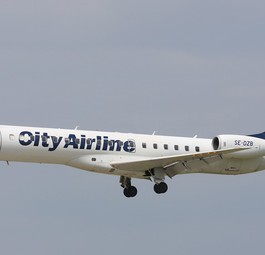 Embraer 145 von City Airline: Zehn Jahre hat die Fluglinie Göteborg mit Europa verbunden.