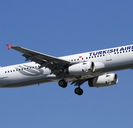 Airbus A321 von Turkish Airlines: Die Fluggesellschaft flog früher zehn Mal täglich zwischen Tel Aviv und Istanbul.