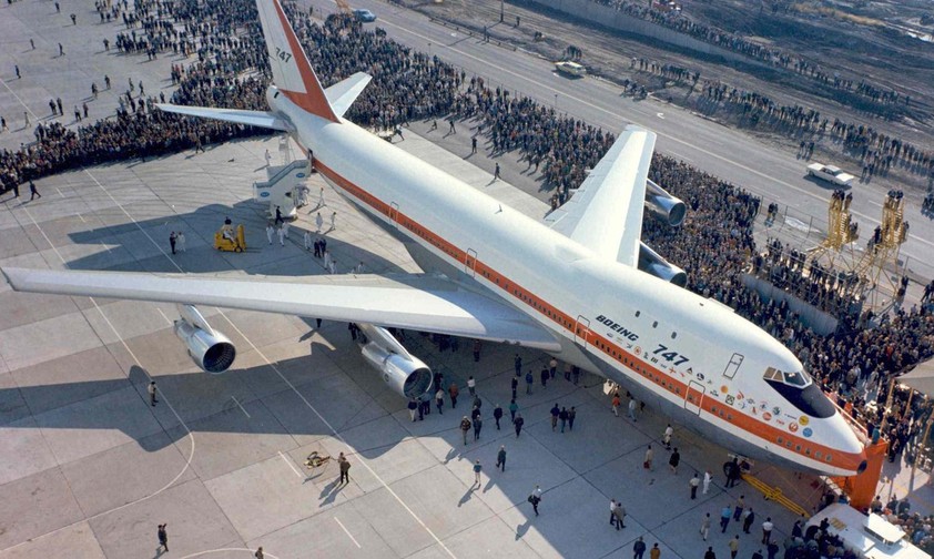 Boeing 747: Erst ab 1970 im Passagiereinsatz.