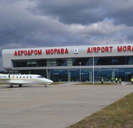 Flughafen Kraljevo: Nichts los.