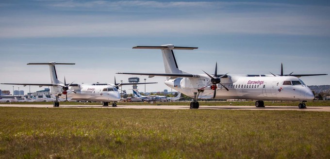 Die Dash 8 von LGW wurden im vergangenen April nach Bratislava geflogen.