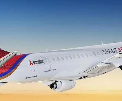 Visualisierung des Mitsubishi Spacejets: Der Flieger ist immer noch nicht startklar.