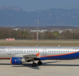 Airbus A321 von Aeroflot: Keine Daten mehr aus Genf.