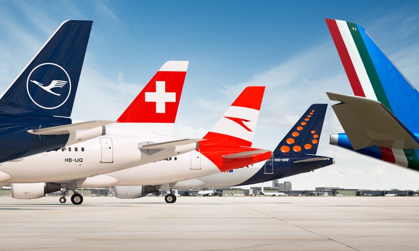 Lufthansa, Swiss, Austrian Brussels und ITA Airway: Die Gruppe wächst.