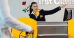 Schalter von Lufthansa: Kurze Zeit ging nichts mehr.