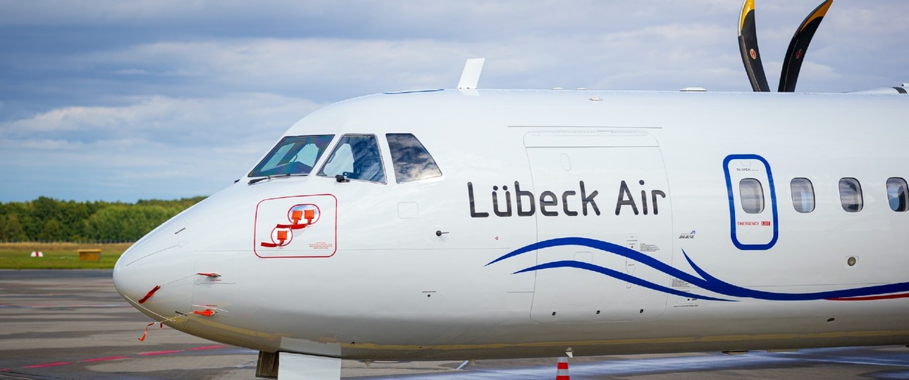 ATR 72 von Lübeck Air: Ersten Flug absolviert.