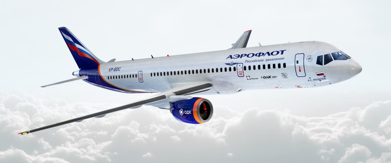 Visualisierung: Zeigt, wie eine Irkut MS-21 von Aeroflot aussehen könnte.