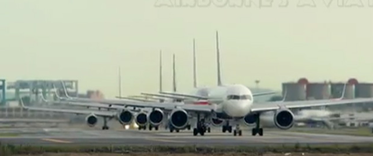 Fast alle großen US-Airlines sind in dem Video vertreten.