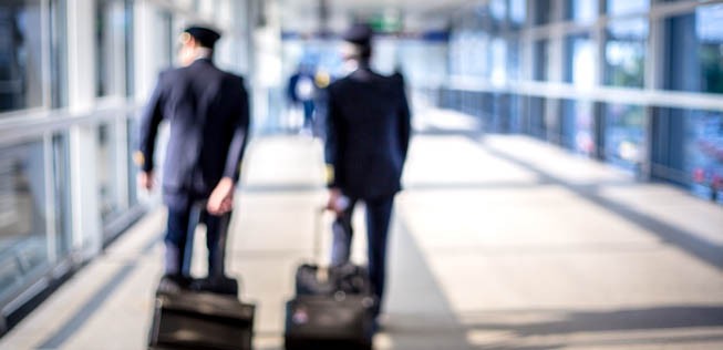 Piloten: Ein wenig Glamour, viel Stress.