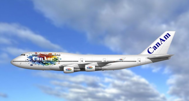 boeing 747 can am