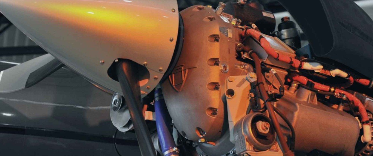 Der AE300 oder auch als E4-Motor von Austro Engines: Der Motor muss zur Inspektion.