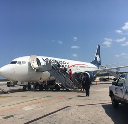 Boeing 737 von Aeroméxico: Die Fluglinie legt fünf Flieger still.