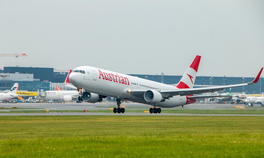 Jet von Austrian Airlines: Das Thema Streik ist vom Tisch.