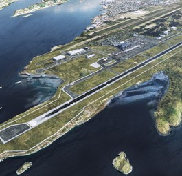 Der neue Flughafen Bodø: So soll er aussehen.