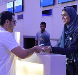 Check-in: Das neue Terminal nimmt nach und nach den Betrieb auf.