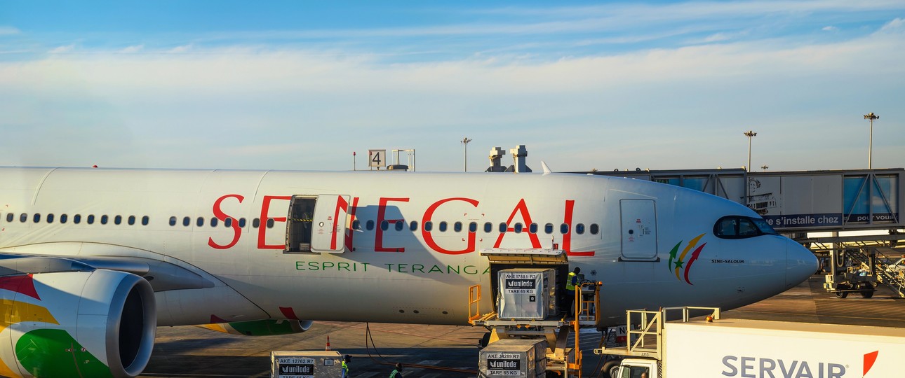 Flieger von Air Senegal: Airline in der Krise.