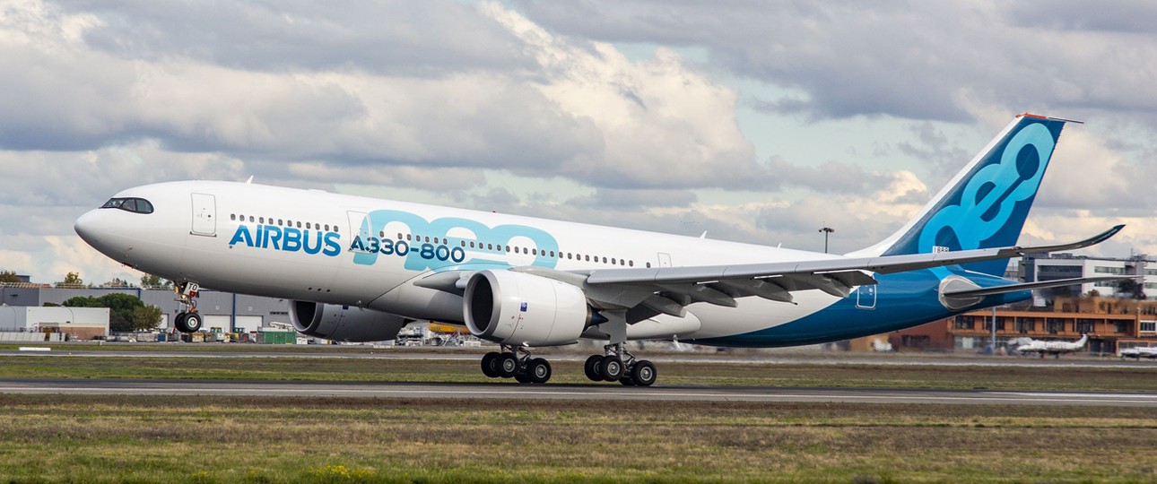 A330-800 bei seiner ersten Landung: Airbus hat weitere Pläne für den A330 Neo.