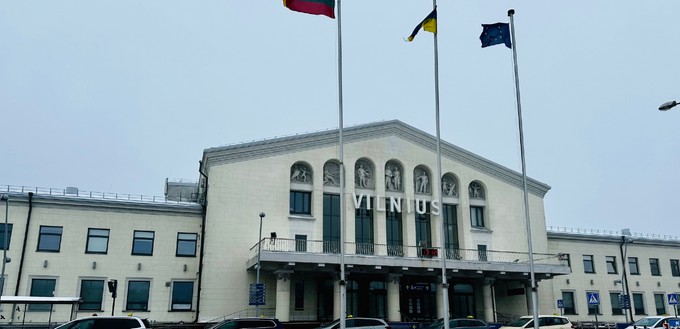 Das alte Terminal von 1954. Es ist architektonisch ...