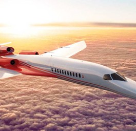 Das Konkurrenzprodukt, an dem Airbus mitarbeitet: Aerion AS2. Es soll etwas langsamer sein – dafür aber leiser.