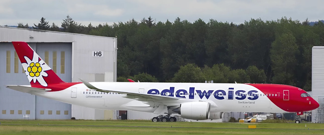 Airbus A350 von Edelweiss: Steht ab kommenden Mai im Einsatz.