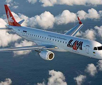 Neue Embraer von LAM: mit neuer Flotte zu neuer Stärke.