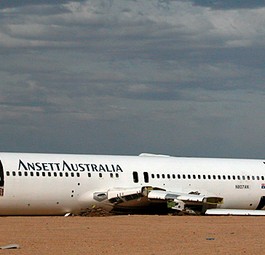 Ansett Australia: Ende am 14. September 2001. Hohe Schulden und der Einbruch der Nachfrage waren Gift für die Airline.